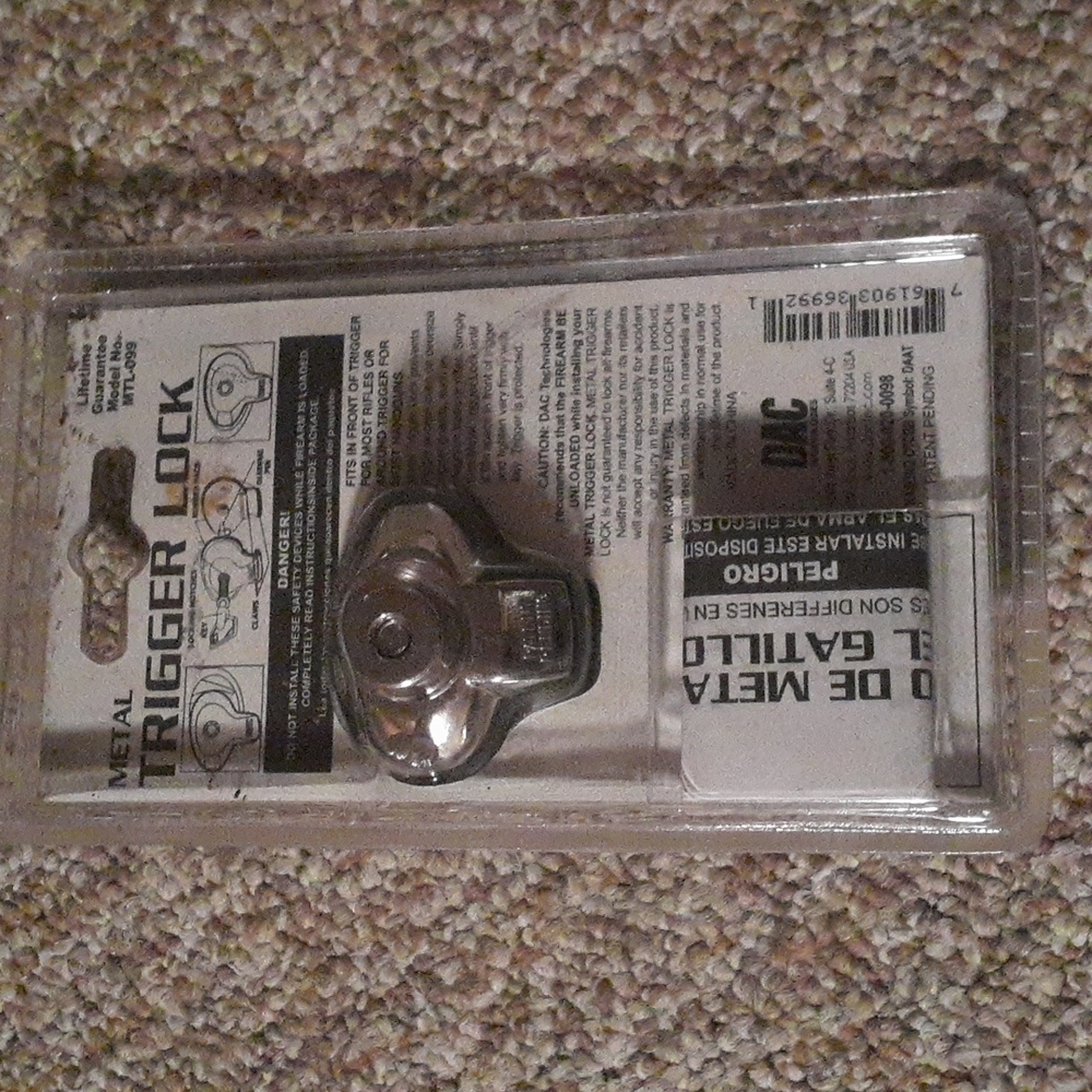 Master Lock Gun Lock & Metal Trigger Lock Set Keyed Safety Bundle - Picture 3 of 5